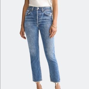 Agolde High Rise Riley Crop